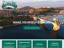 Tablet Screenshot of mountaincityrealtors.com